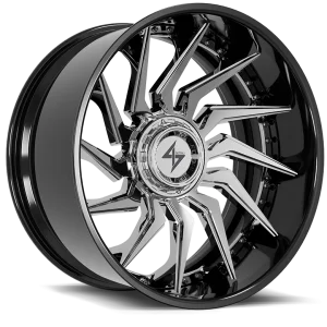 Sentali – BFX4 – Chrome – 22″x10″ -24mm – Summer Wheels – SBFX43221081243